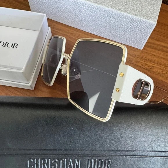Dior Square White Sunglasses - Picture 5 of 5